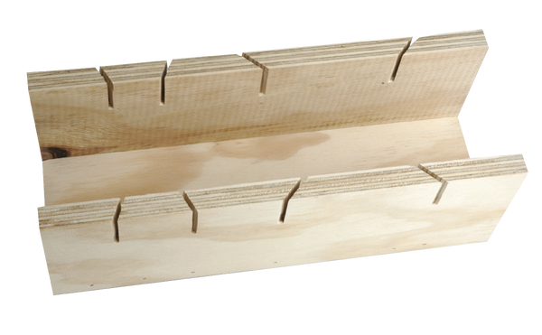 Wooden Mitre Box Dual Cut 55 75 & 90 Wbt